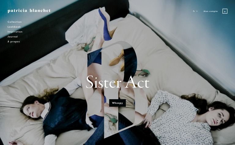 Web Design Inspiration - Patricia Blanchet