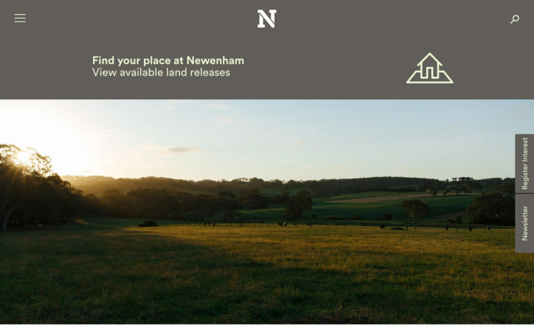 Web Design Inspiration - Newenham Adelaide Hills