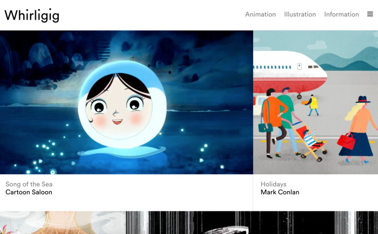 Web Design Inspiration - Whirligig