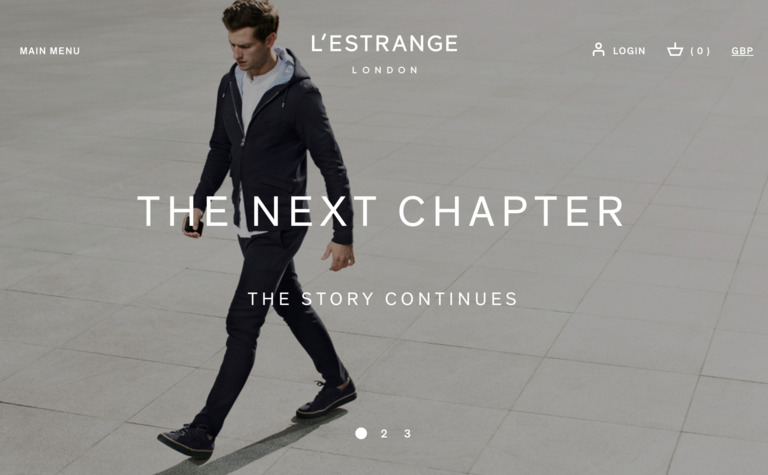 Web Design Inspiration - L’Estrange London