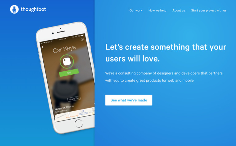 Web Design Inspiration - Thoughtbot