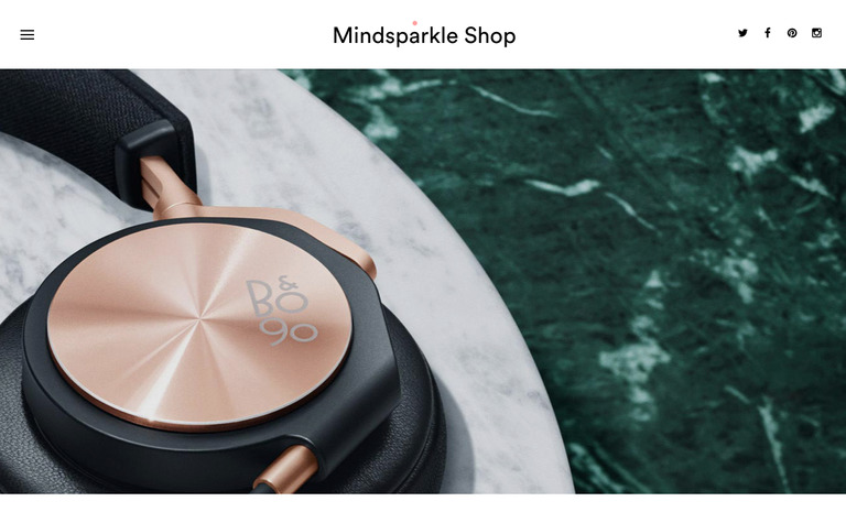 Web Design Inspiration - Mindsparkleshop