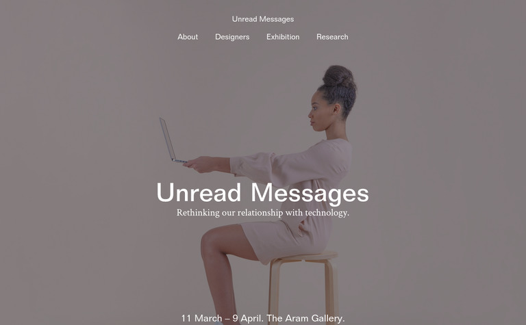 Web Design Inspiration - Unread Messages