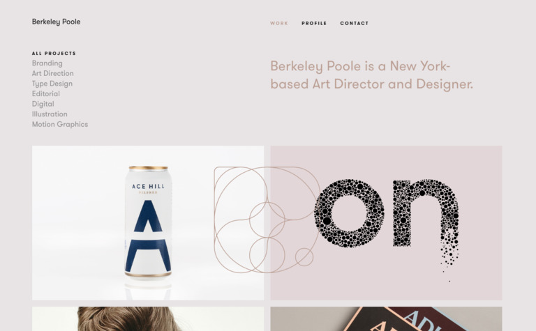 Web Design Inspiration - Berkeley Poole