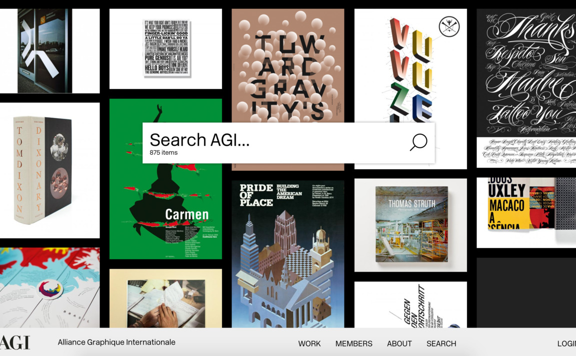Web Design Inspiration - Alliance Graphique Internationale
