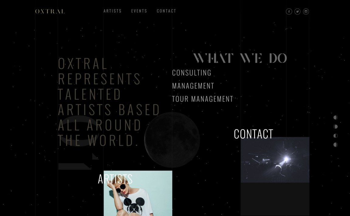 Web Design Inspiration - Oxtral