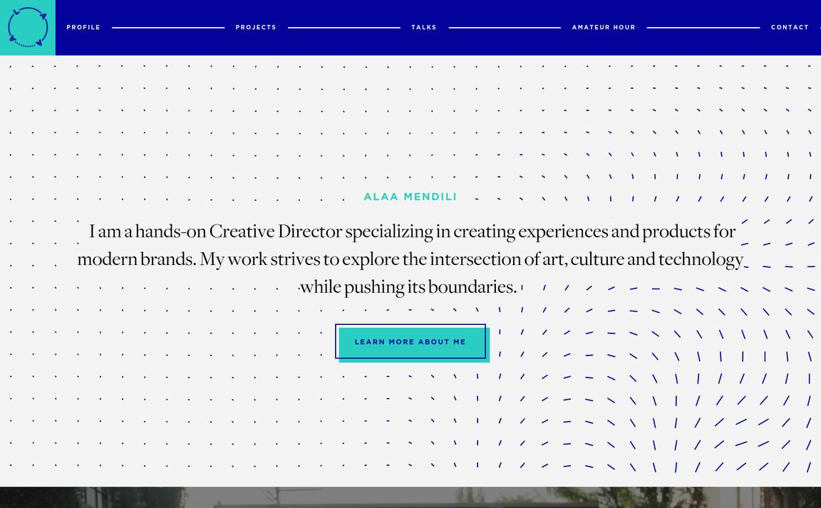 Web Design Inspiration - Alaa Mendili