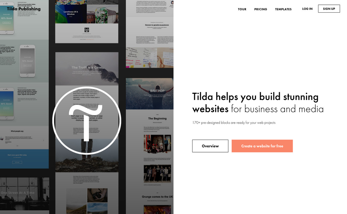 Web Design Inspiration - Tilda Publishing