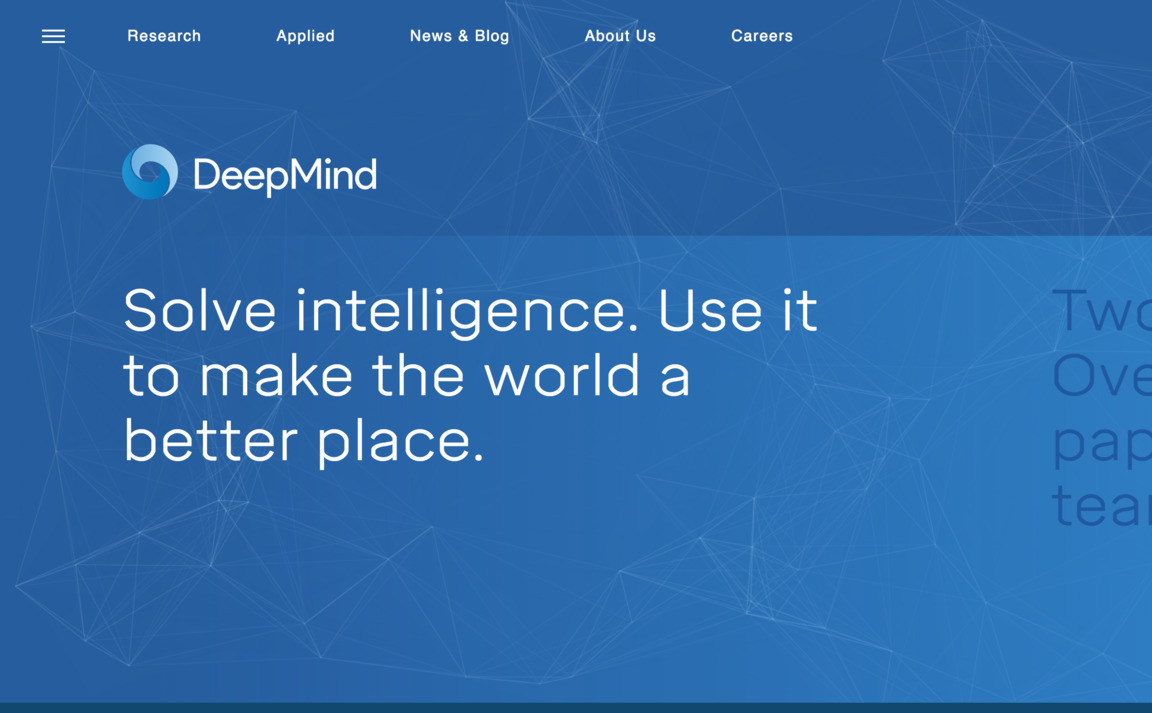 Web Design Inspiration - Deepmind