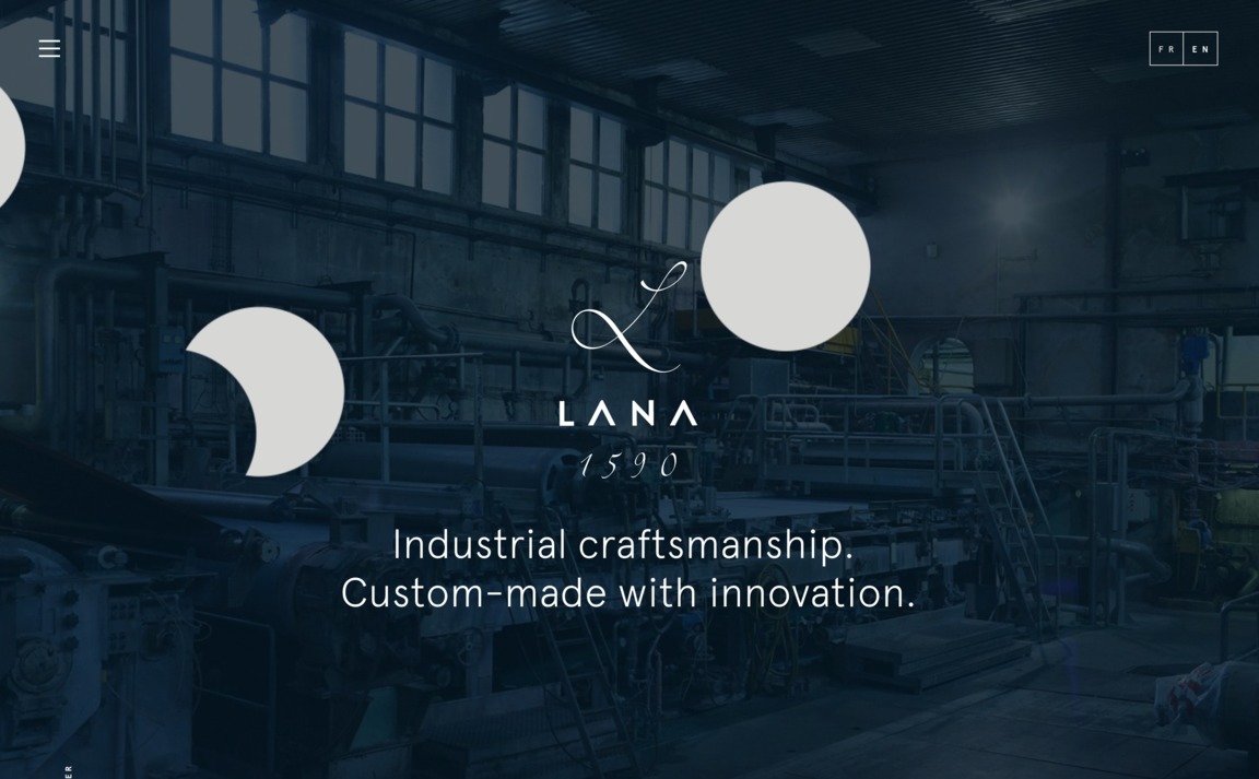 Web Design Inspiration - Lana Paper Mill