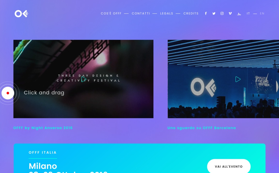 Web Design Inspiration - Offf – Italia