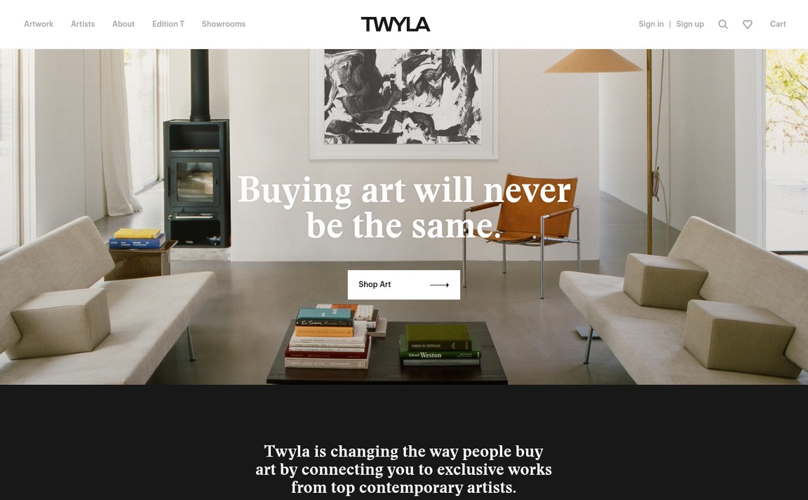 Web Design Inspiration - Twyla