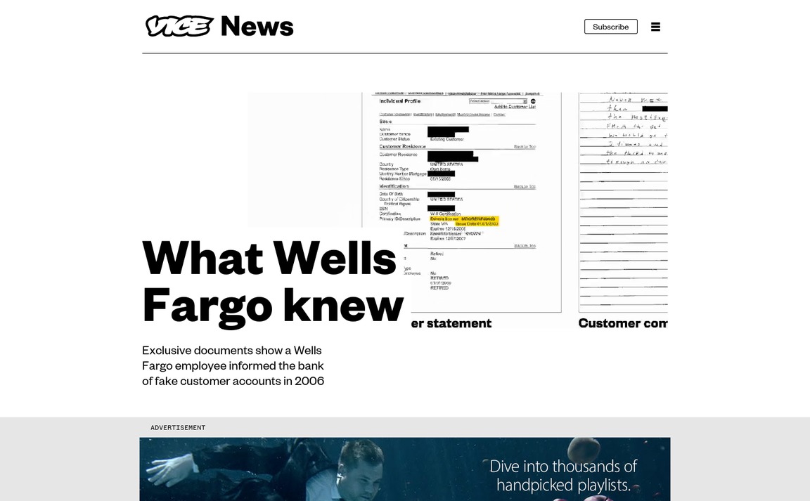 Web Design Inspiration - VICE News