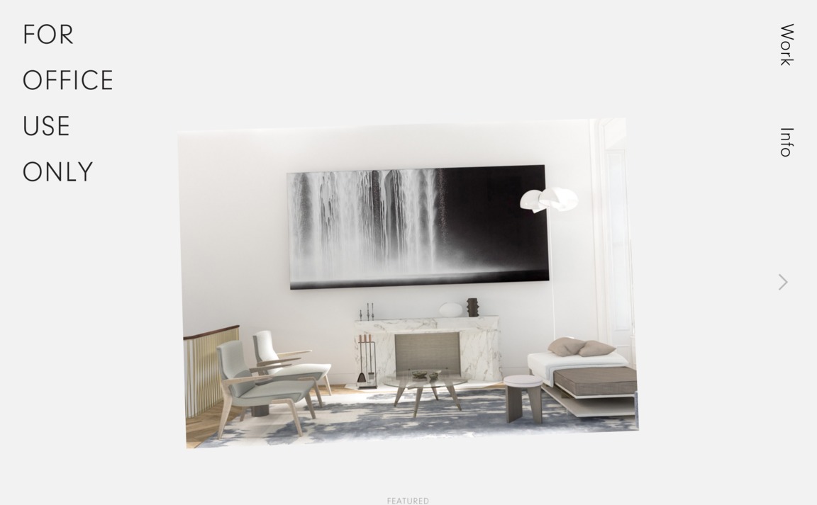 Web Design Inspiration - For Office Use Only