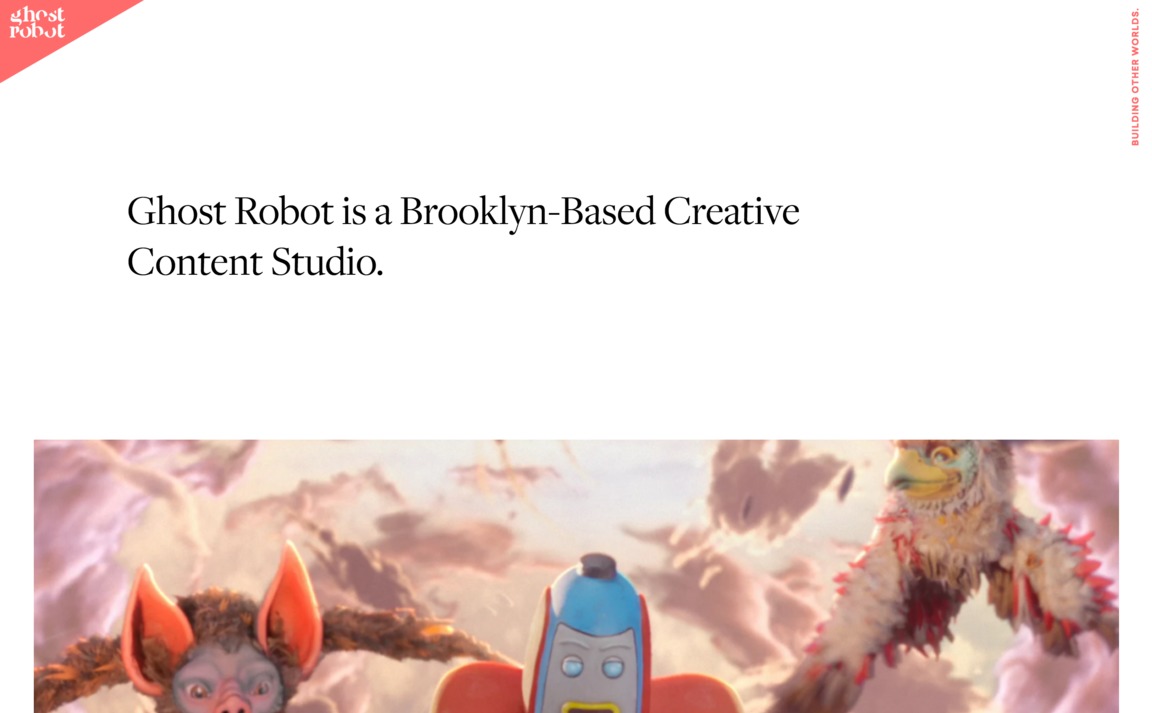 Web Design Inspiration - Ghost Robot