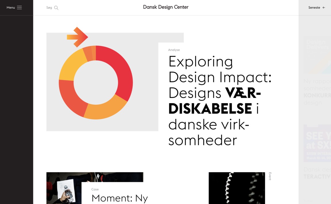 Web Design Inspiration - Dansk Design Center