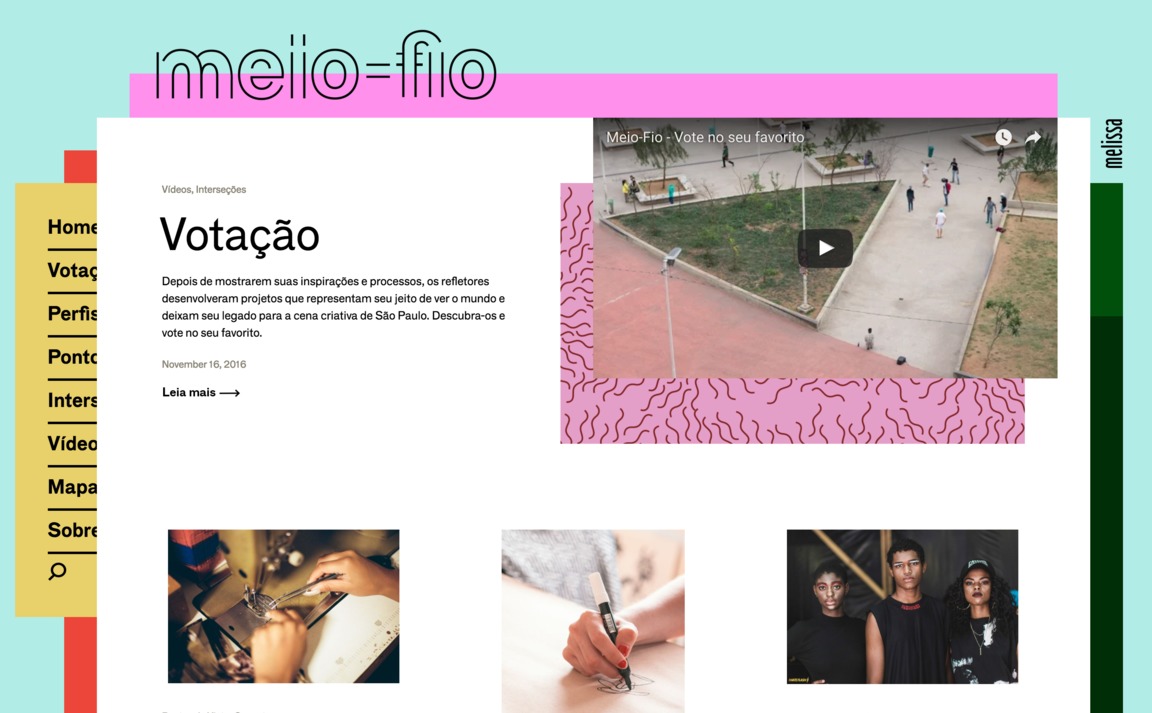 Web Design Inspiration - Melissa Meio-Fio