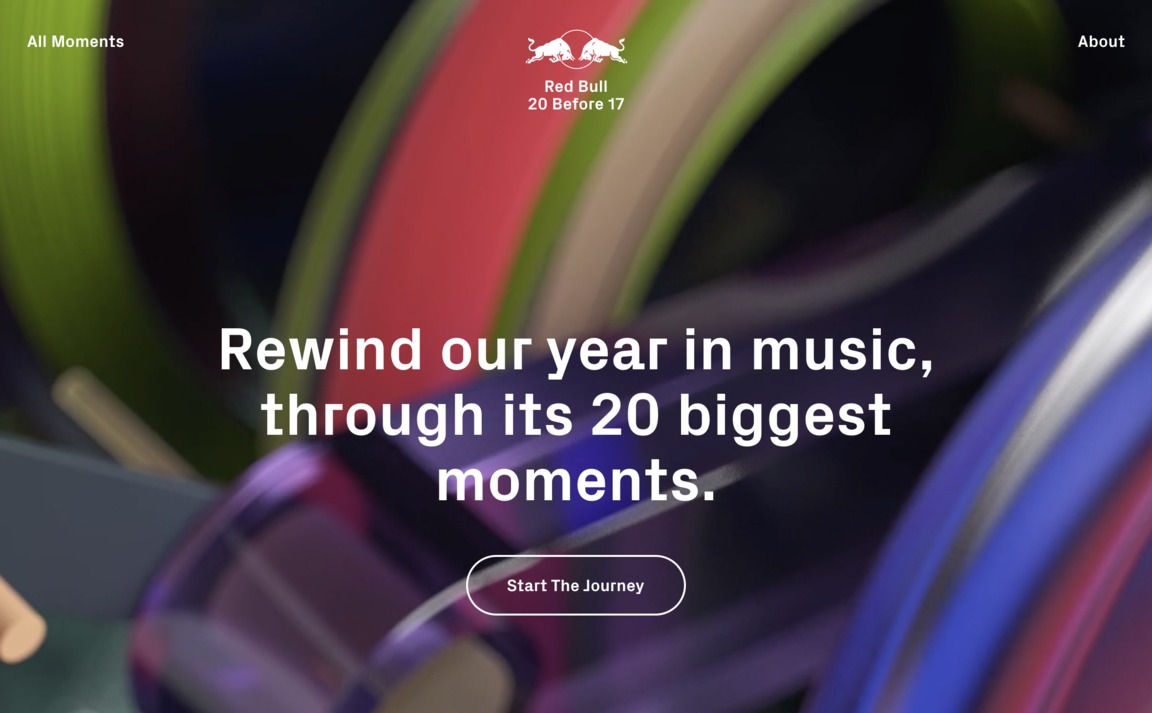 Web Design Inspiration - Red Bull 20 Before 17