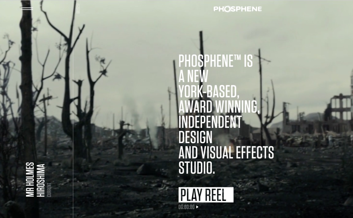 Web Design Inspiration - Phosphene