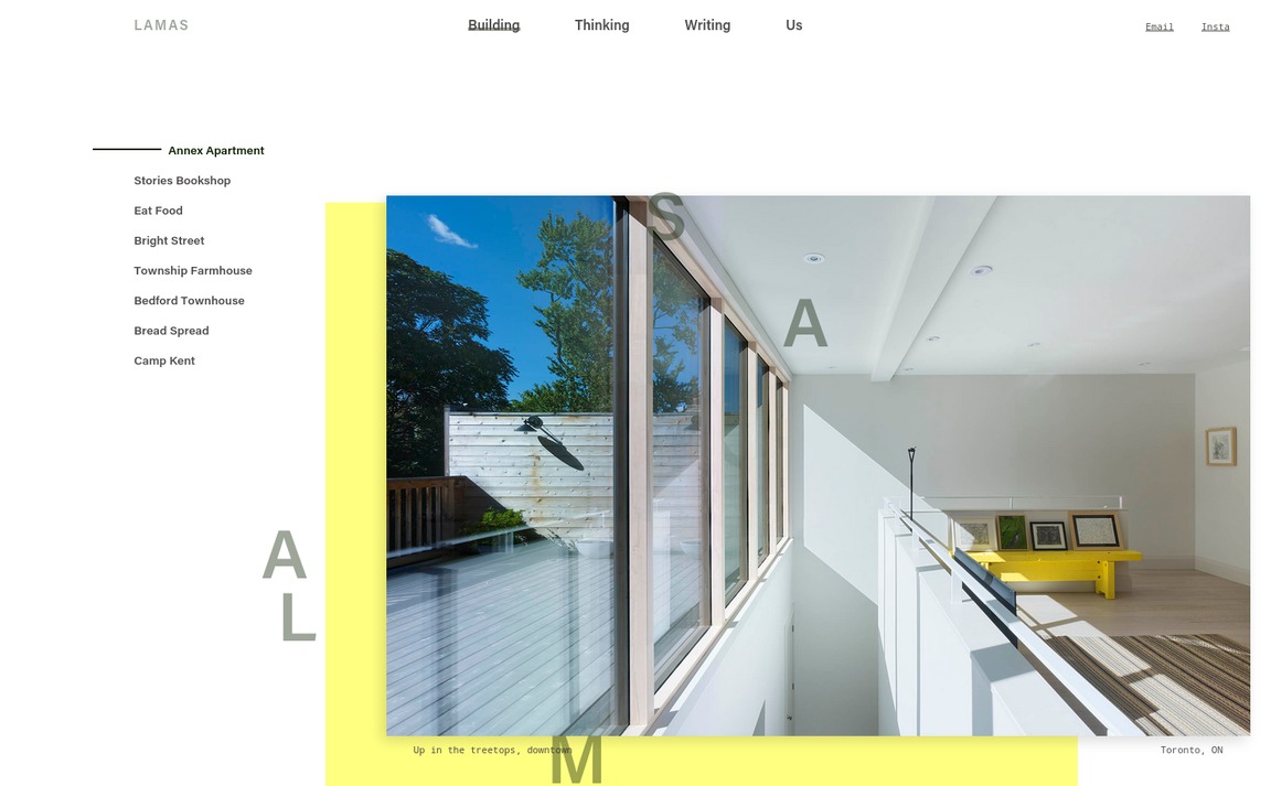 Web Design Inspiration - LAMAS