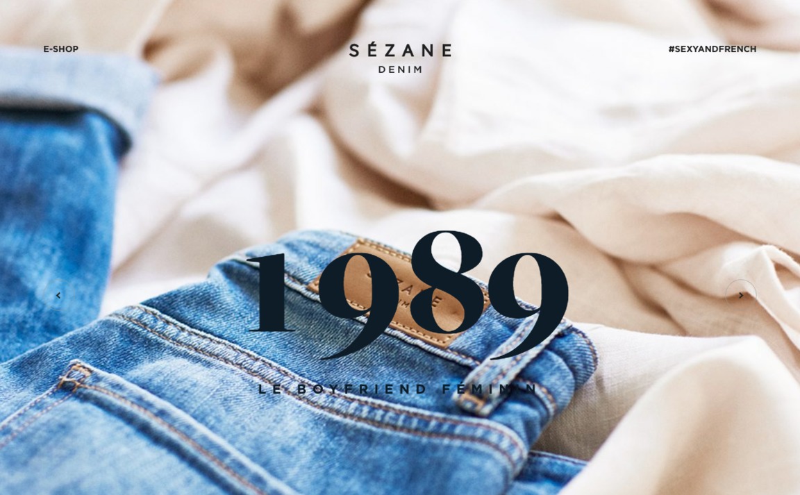 Web Design Inspiration - Sézane – Denim