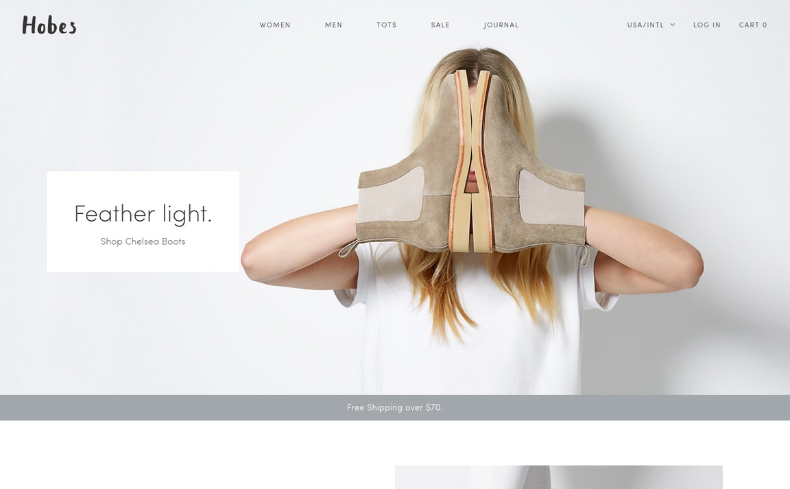 Web Design Inspiration - Hobes