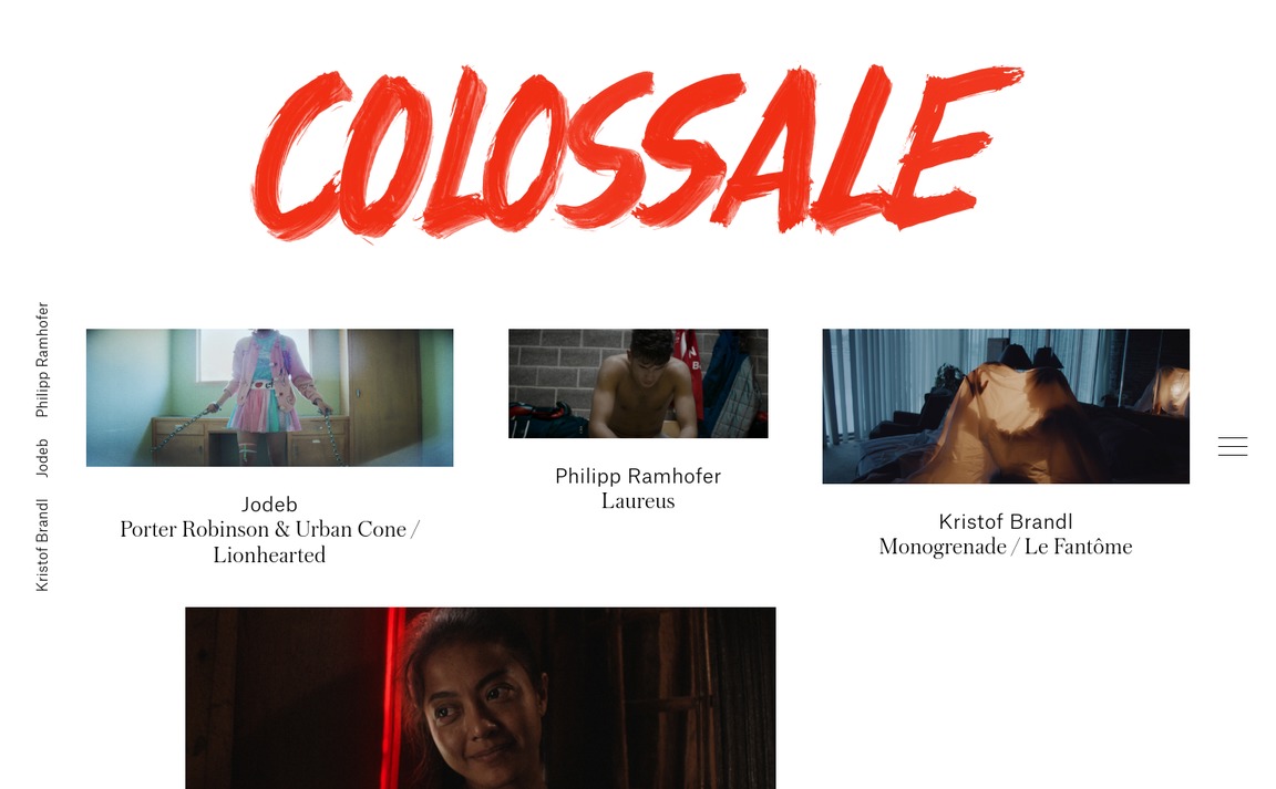 Web Design Inspiration - Colossale