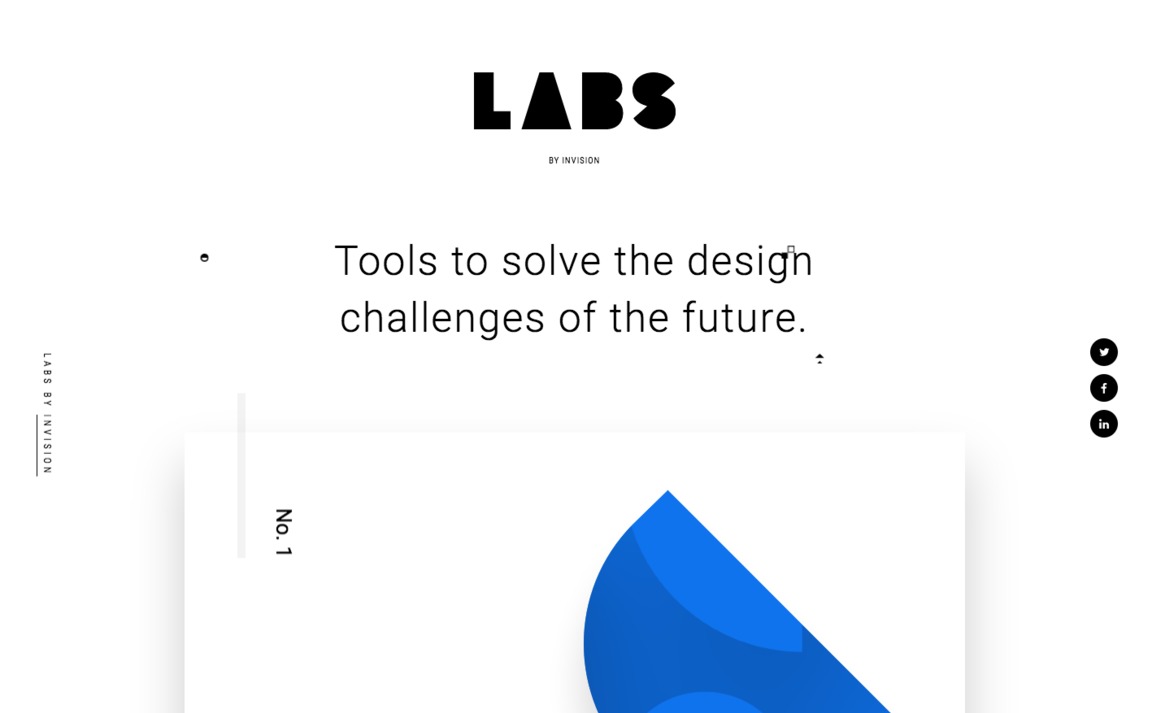 Web Design Inspiration - InVision — Labs