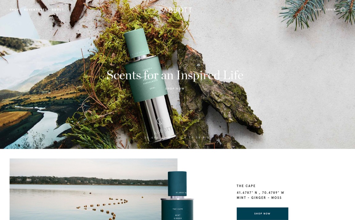 Web Design Inspiration - Abbott NYC