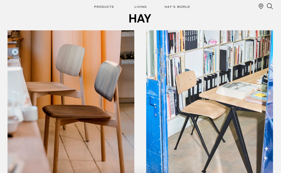 Web Design Inspiration - Hay