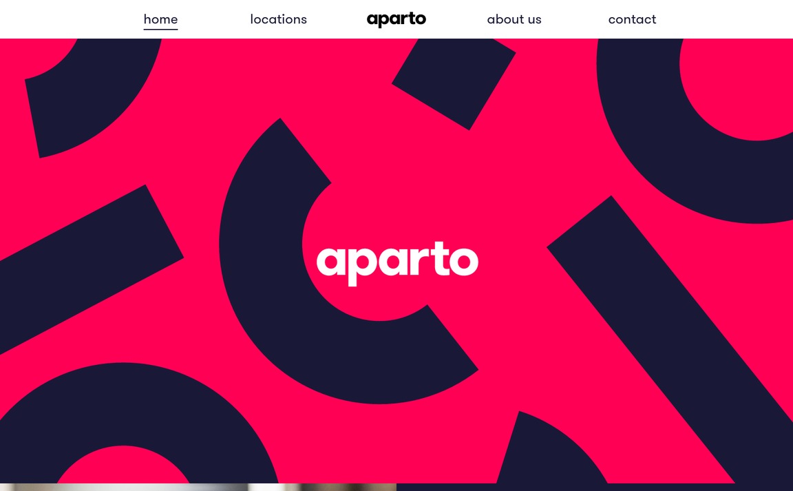 Web Design Inspiration - Aparto