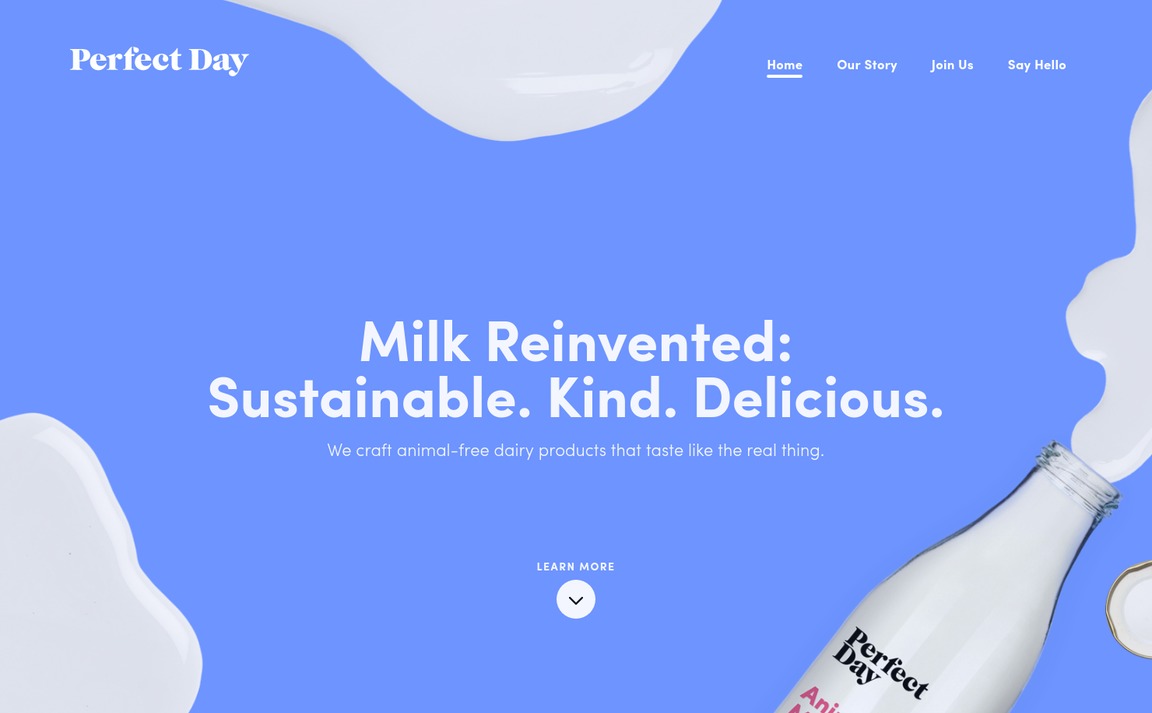 Web Design Inspiration - Perfect Day