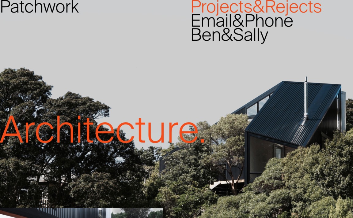 Web Design Inspiration - Patchwork Architecture