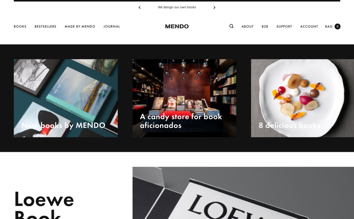 Web Design Inspiration - Mendo