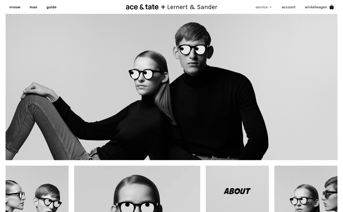 Web Design Inspiration - Lernert & Sander / Ace & Tate
