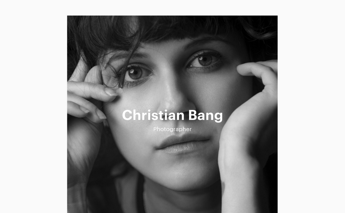 Web Design Inspiration - Christian Bang
