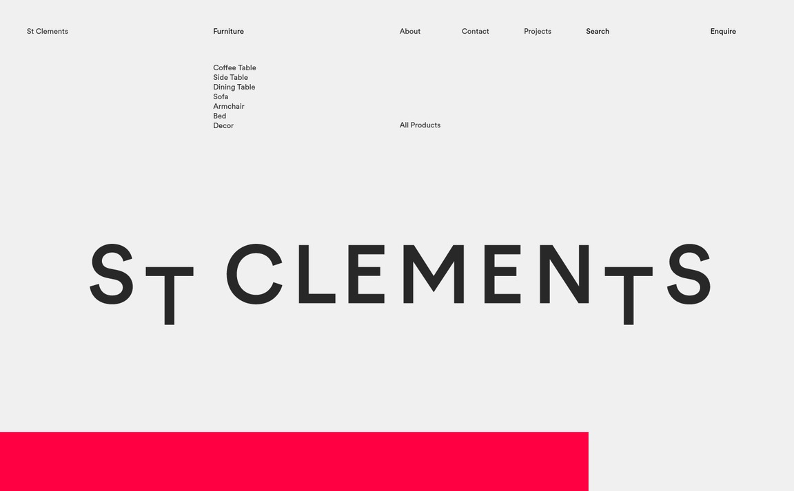 Web Design Inspiration - St Clements