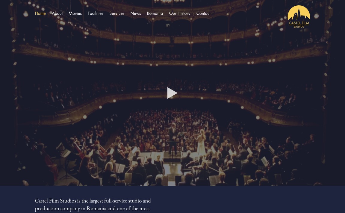 Web Design Inspiration - Castel Film Studios