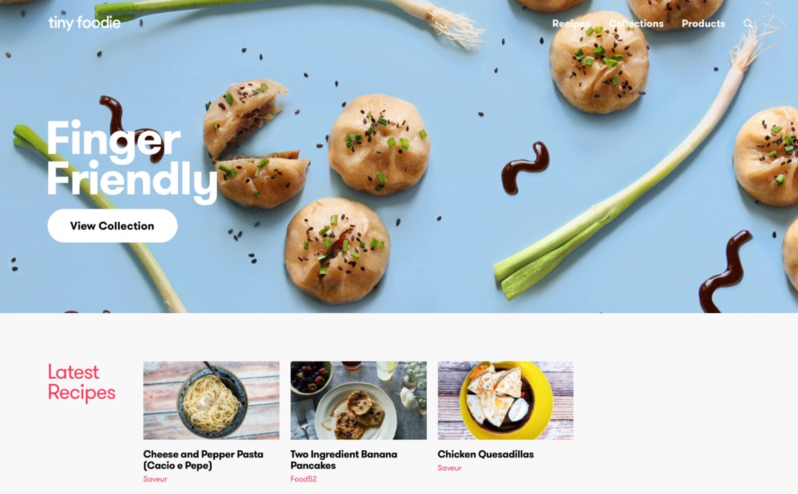 Web Design Inspiration - Tiny Foodie