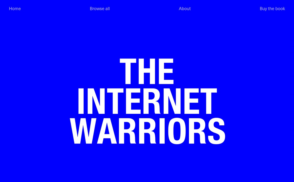 Web Design Inspiration - The Internet Warriors