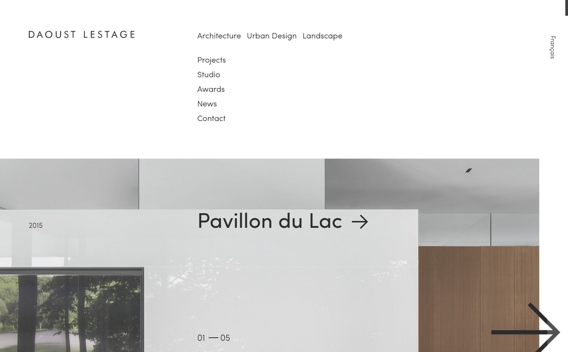Web Design Inspiration - Daoust Lestage