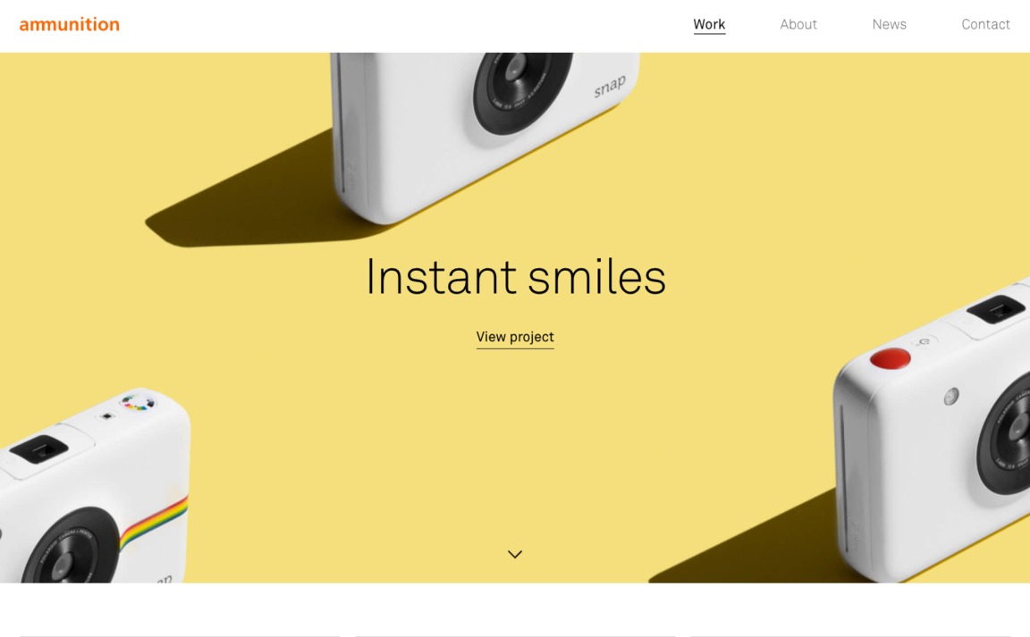 Web Design Inspiration - Ammunition