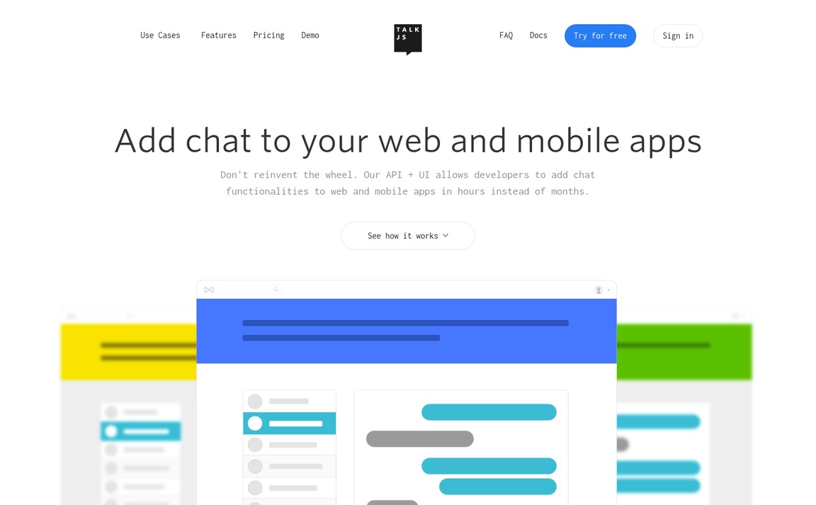 Web Design Inspiration - TalkJS