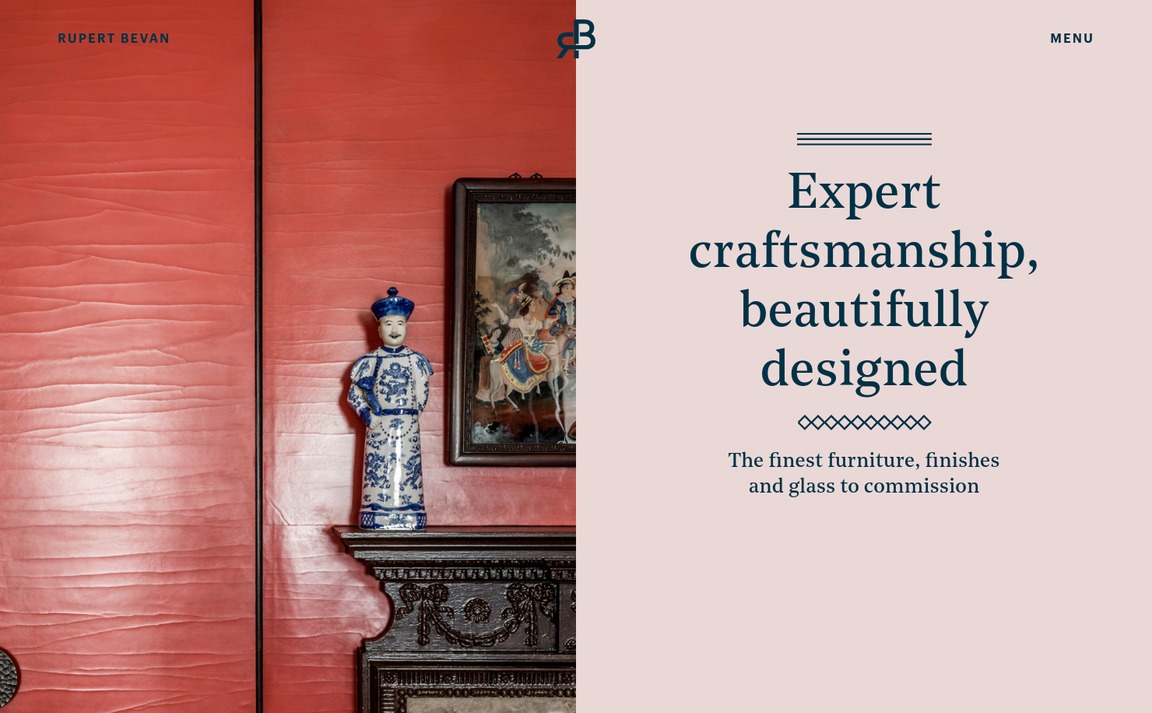 Web Design Inspiration - Rupert Bevan