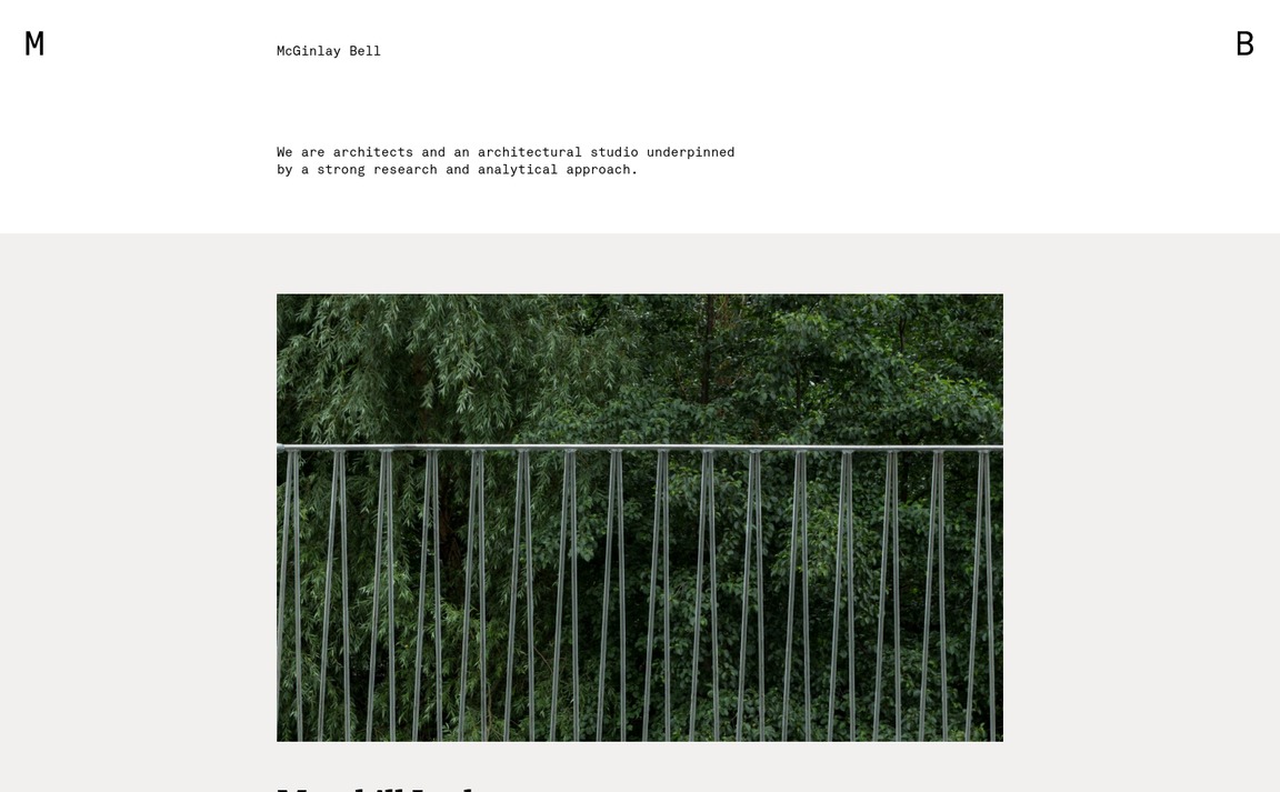 Web Design Inspiration - McGinlay Bell