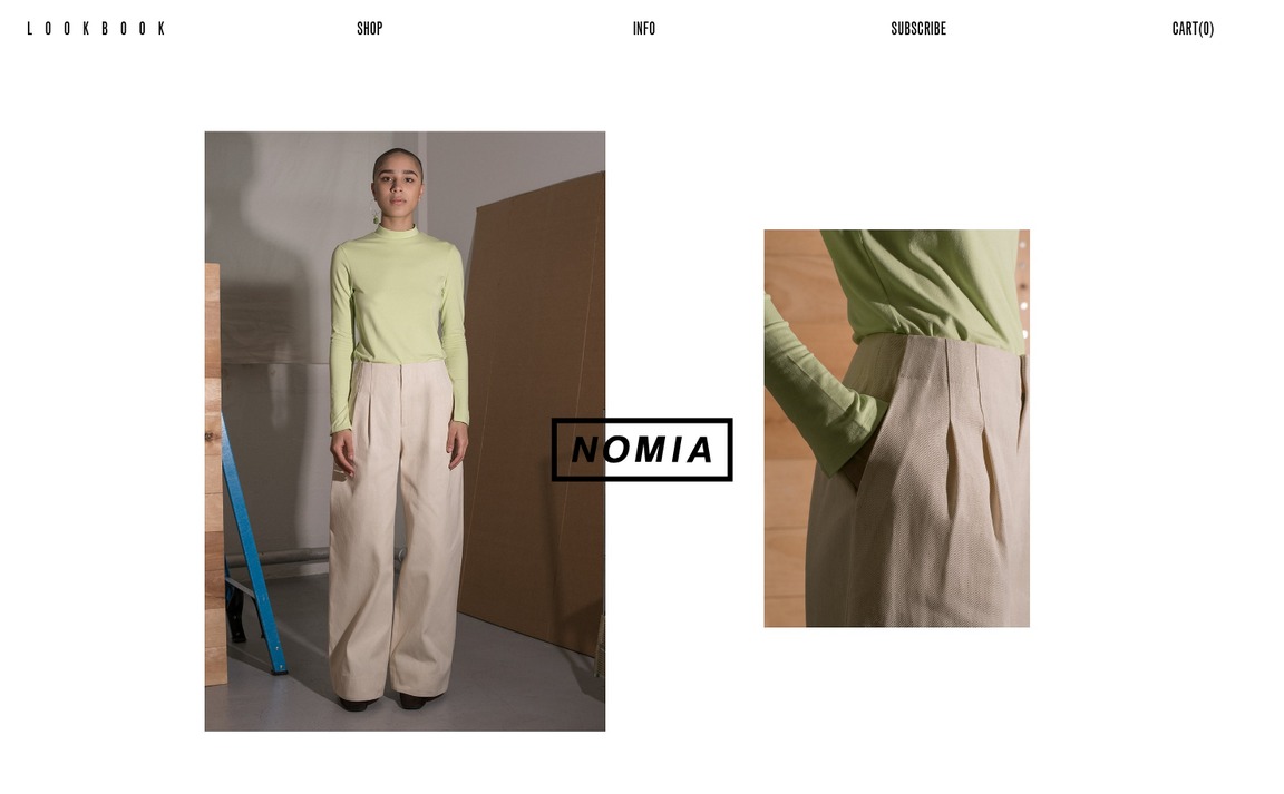 Web Design Inspiration - Nomia