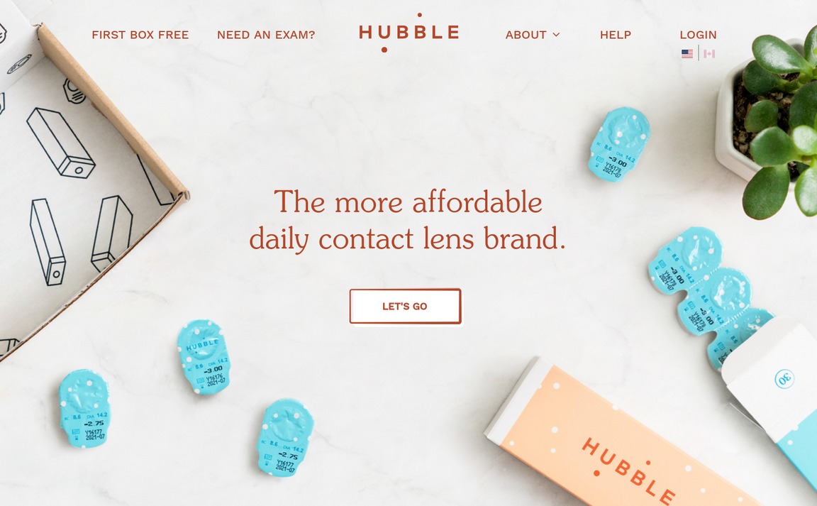 Web Design Inspiration - Hubble