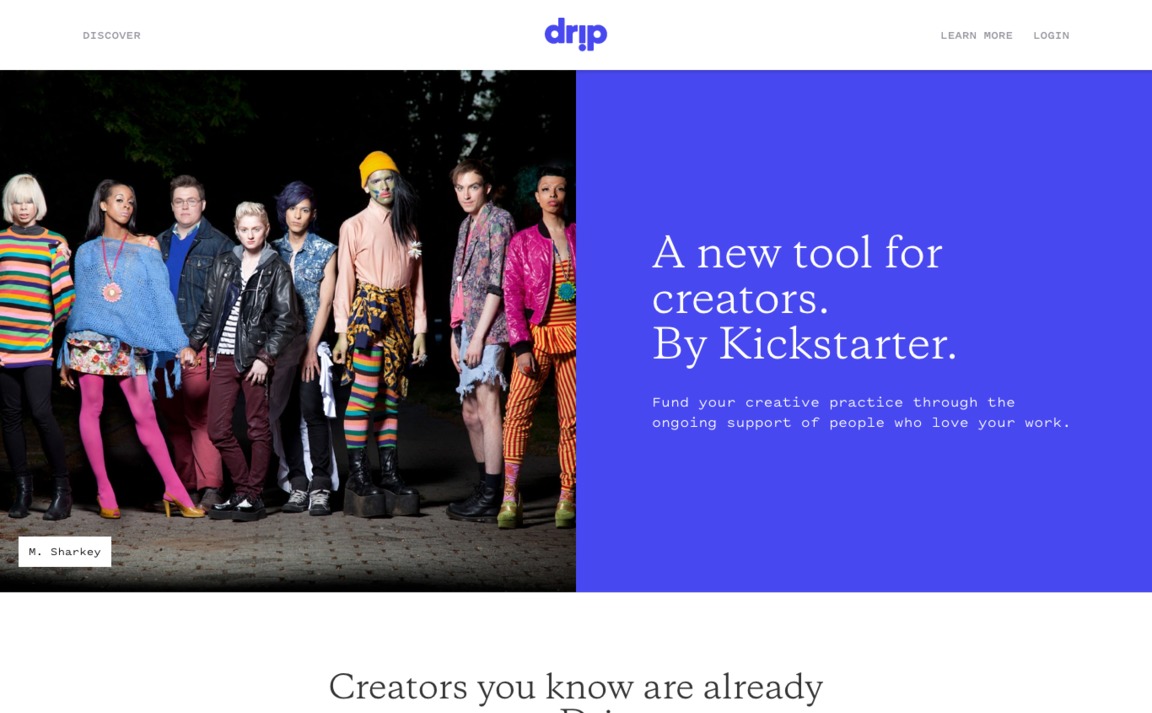 Web Design Inspiration - Drip