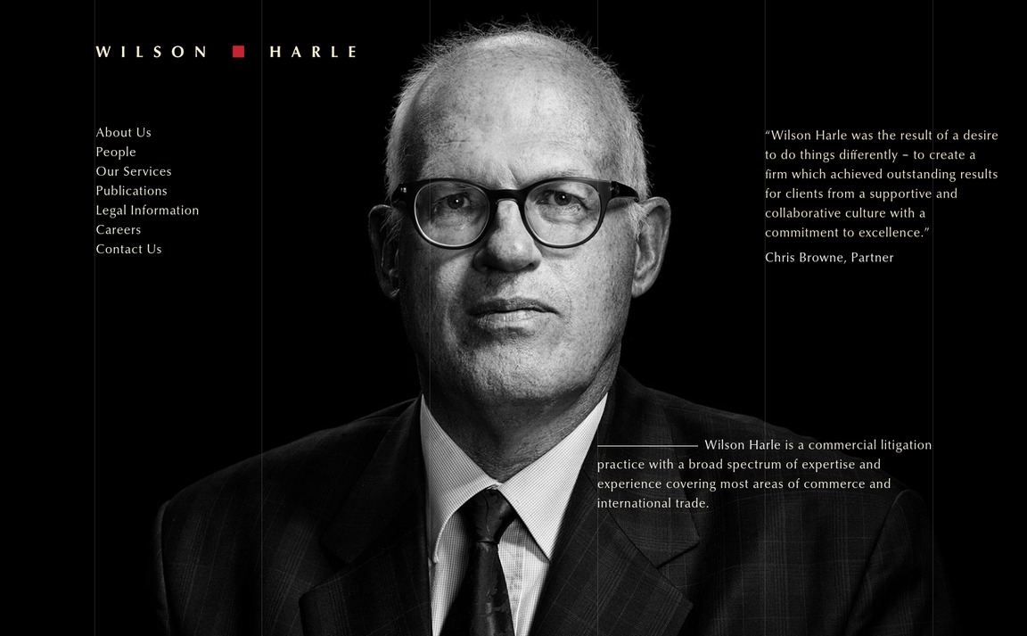 Web Design Inspiration - Wilson Harle