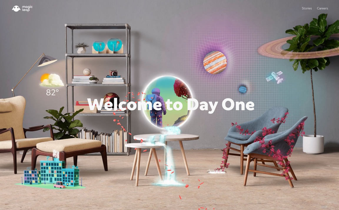 Web Design Inspiration - Magic Leap